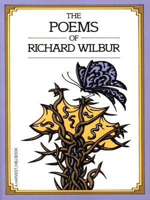 cover image of Poems of Richard Wilbur